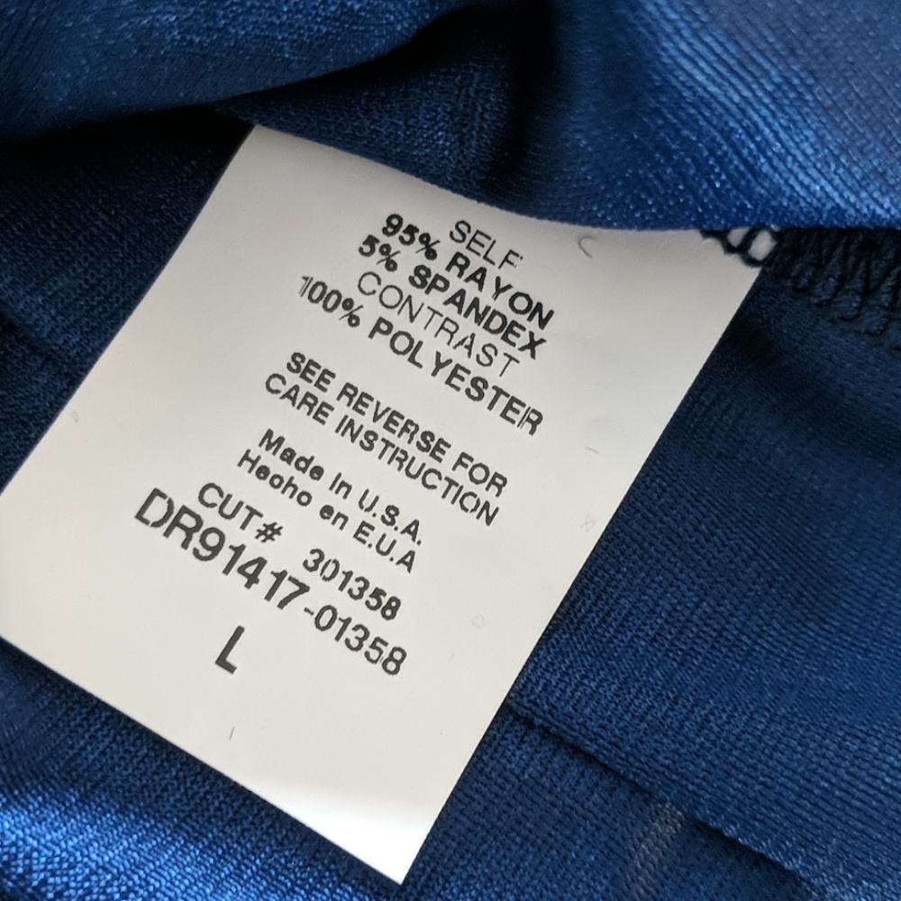 Blue one-shoulder, cutout lush dress - Picture 8 of 8